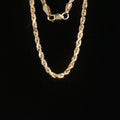 14K yellow rope bracelet (7.5")