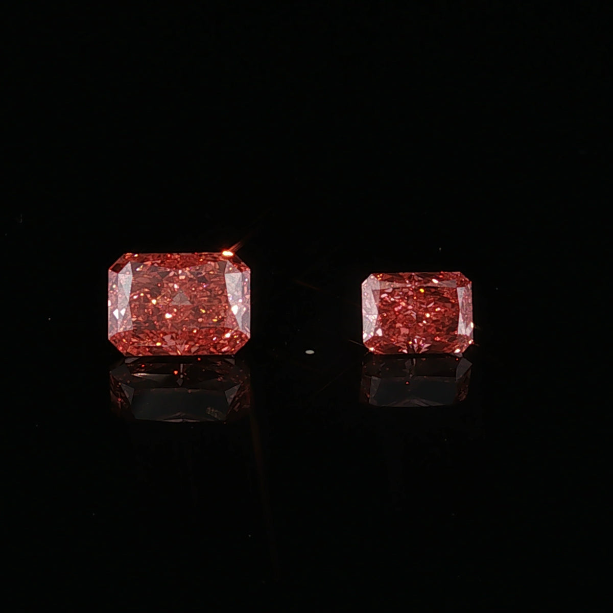 Love Chosen — 3.04 ct + 1.66 ct Fancy Vivid Pink Diamond Pair