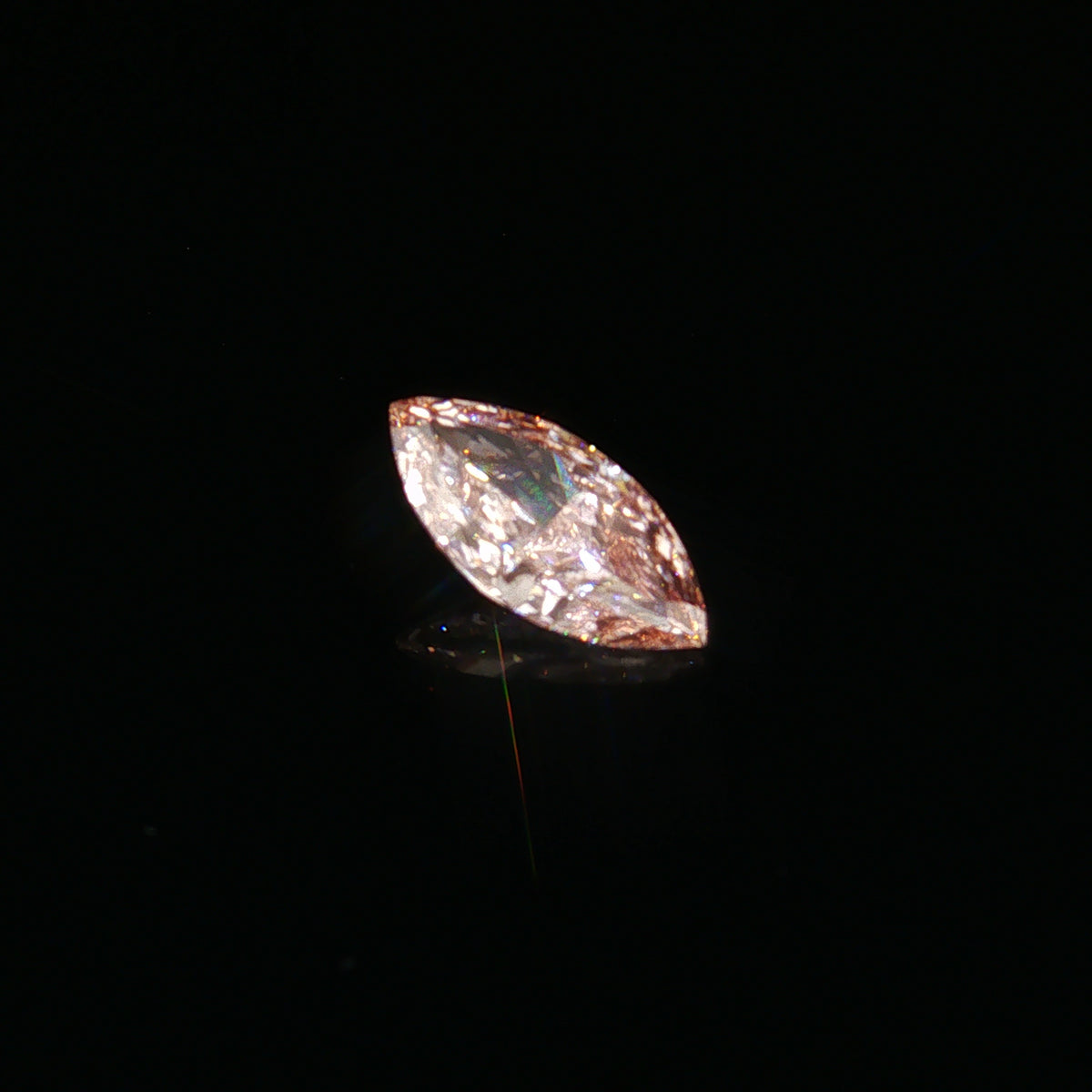2.4 ct Lab-Grown PINK Marquis Fancy Intense Pink VS 1