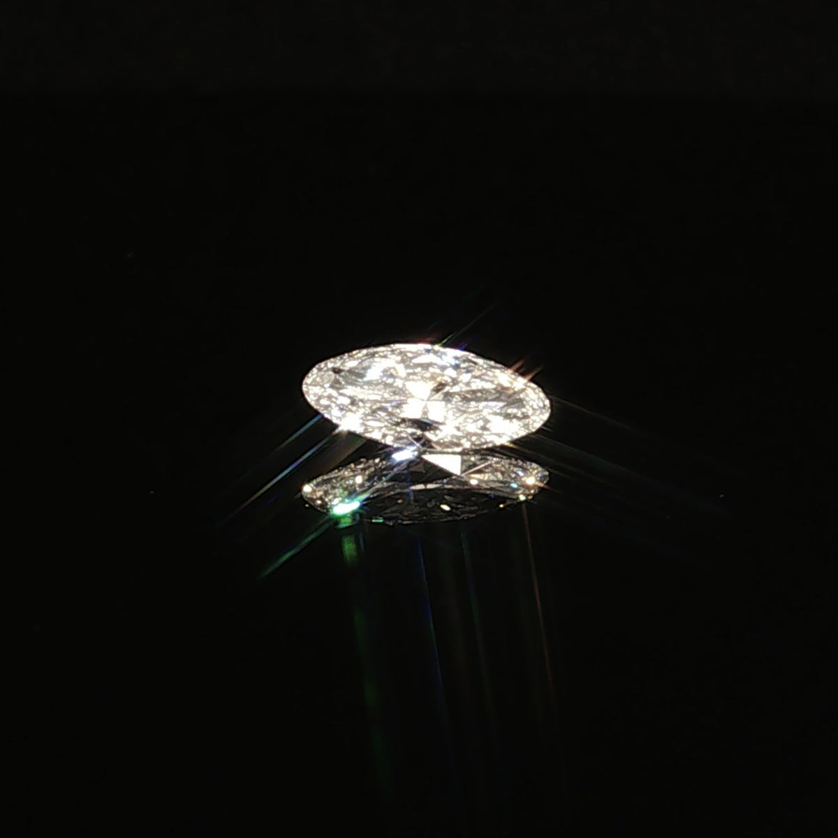 1.08 ct Lab-Grown Moval F VS 1
