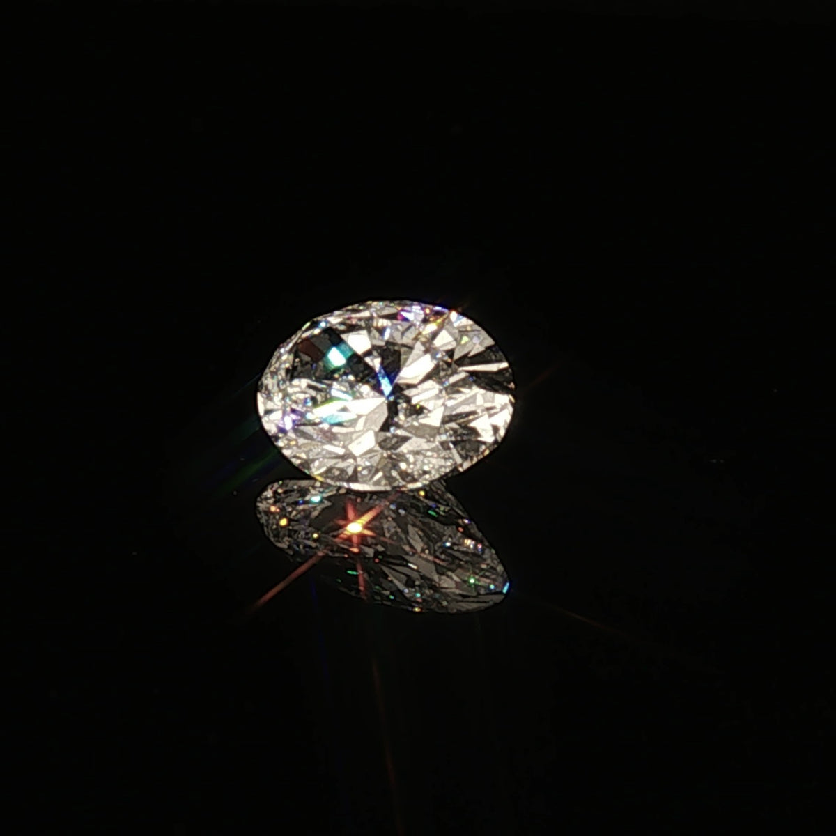 3.05 ct Lab-Grown Oval Brilliant D VS 1