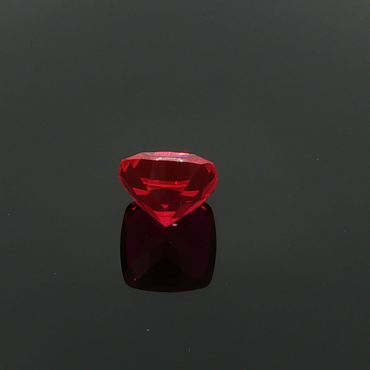 10.2 ct Lab-Grown Red Cushion Mixed Cut