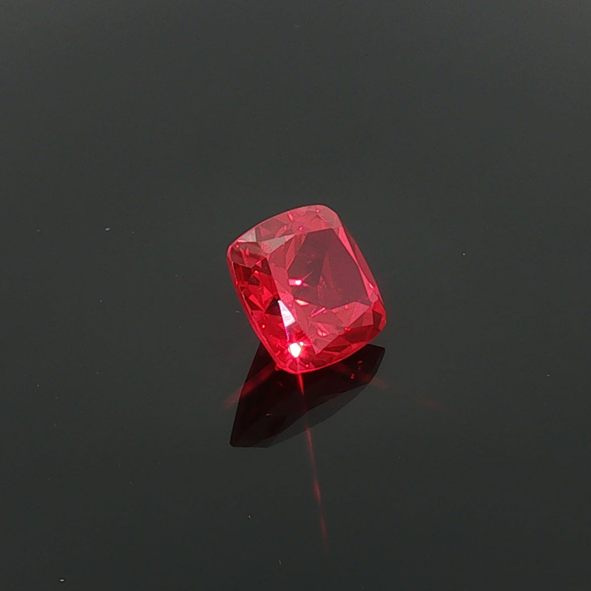 10.2 ct Lab-Grown Red Cushion Mixed Cut