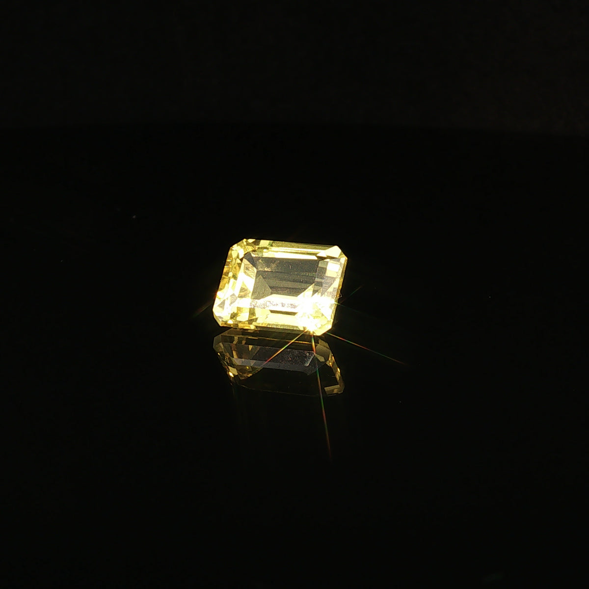 8.98 ct Lab-Grown Yellow Octa Mixed Cut