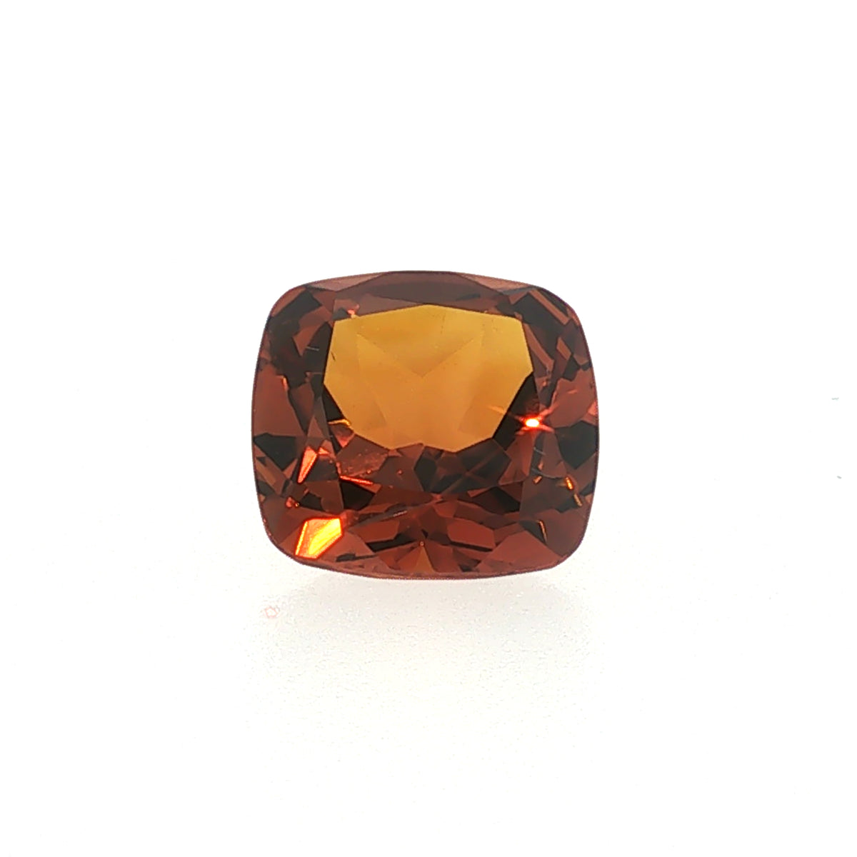 11.24 ct Lab-Grown Orangish Brown Square