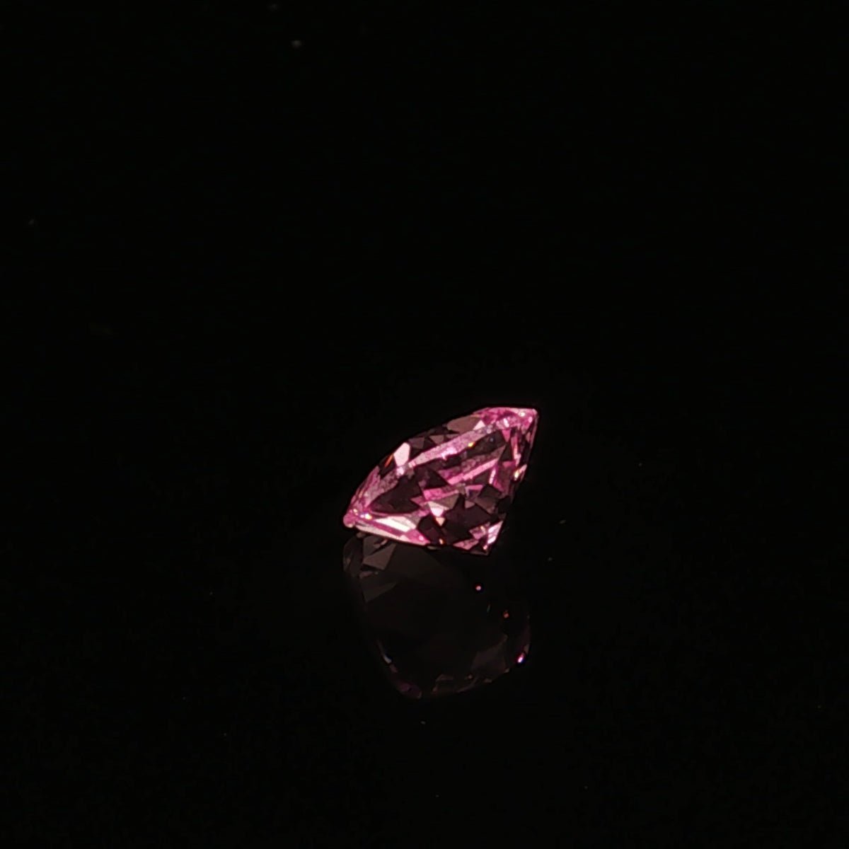 3.04 ct Lab-Grown Pink Cushion Mixed Cut