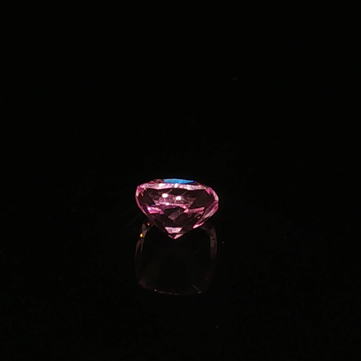 3.04 ct Lab-Grown Pink Cushion Mixed Cut