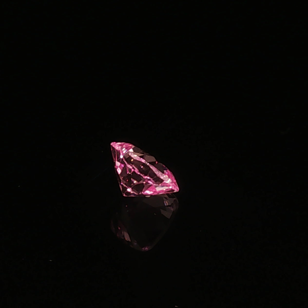 3.04 ct Lab-Grown Pink Cushion Mixed Cut