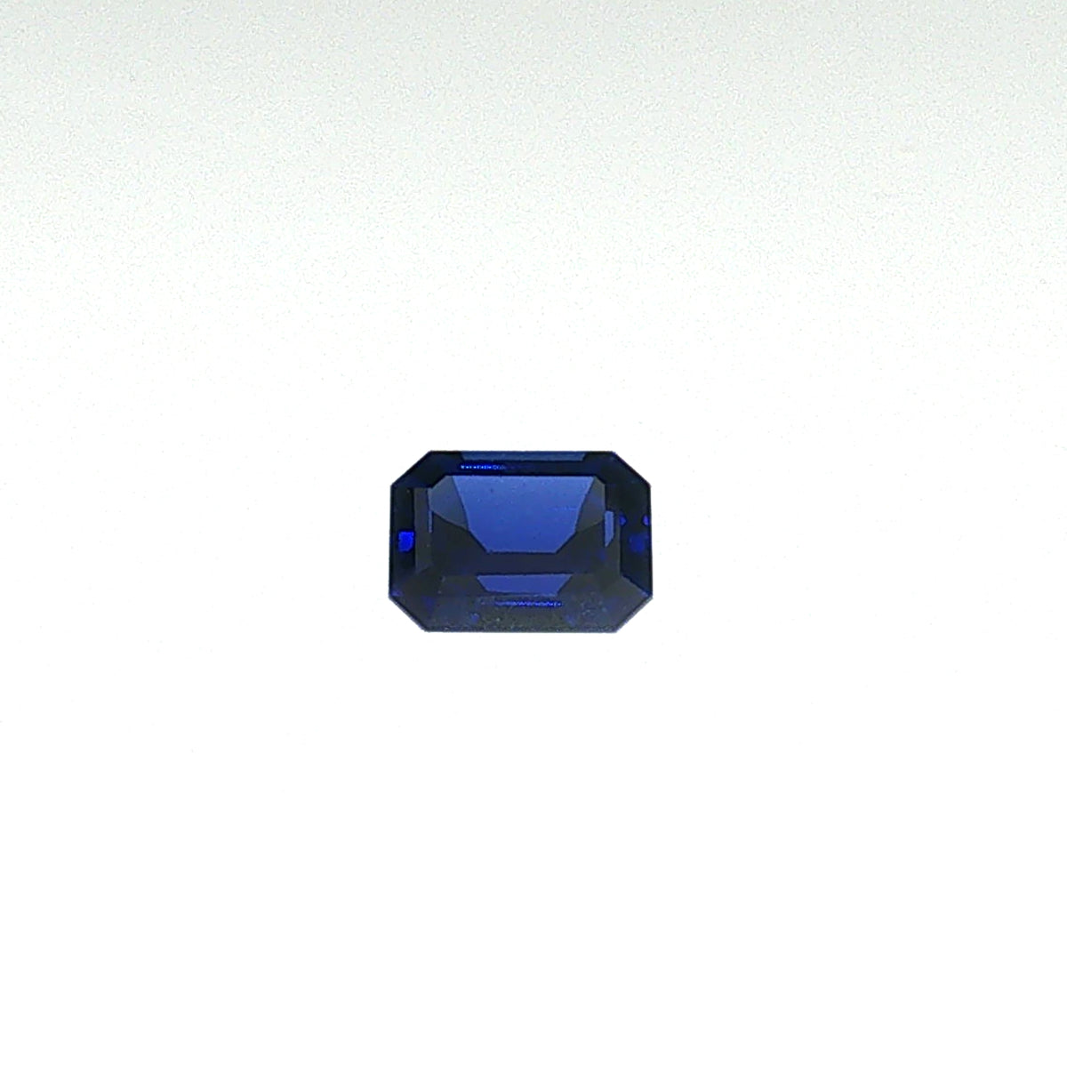 2.11 ct Lab-Grown Deep Blue Emerald