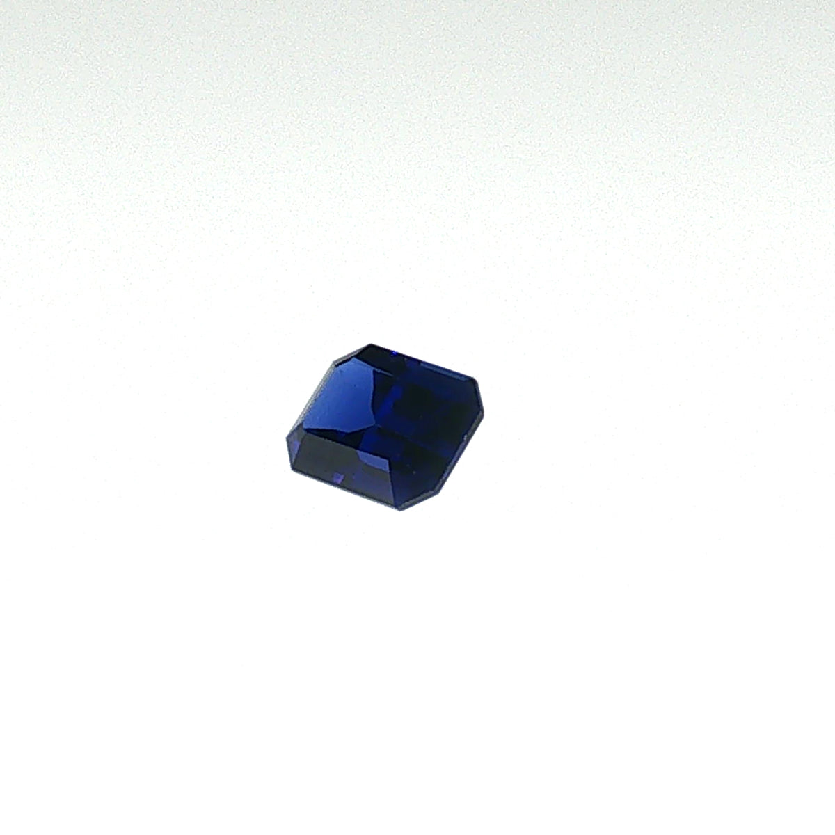2.11 ct Lab-Grown Deep Blue Emerald