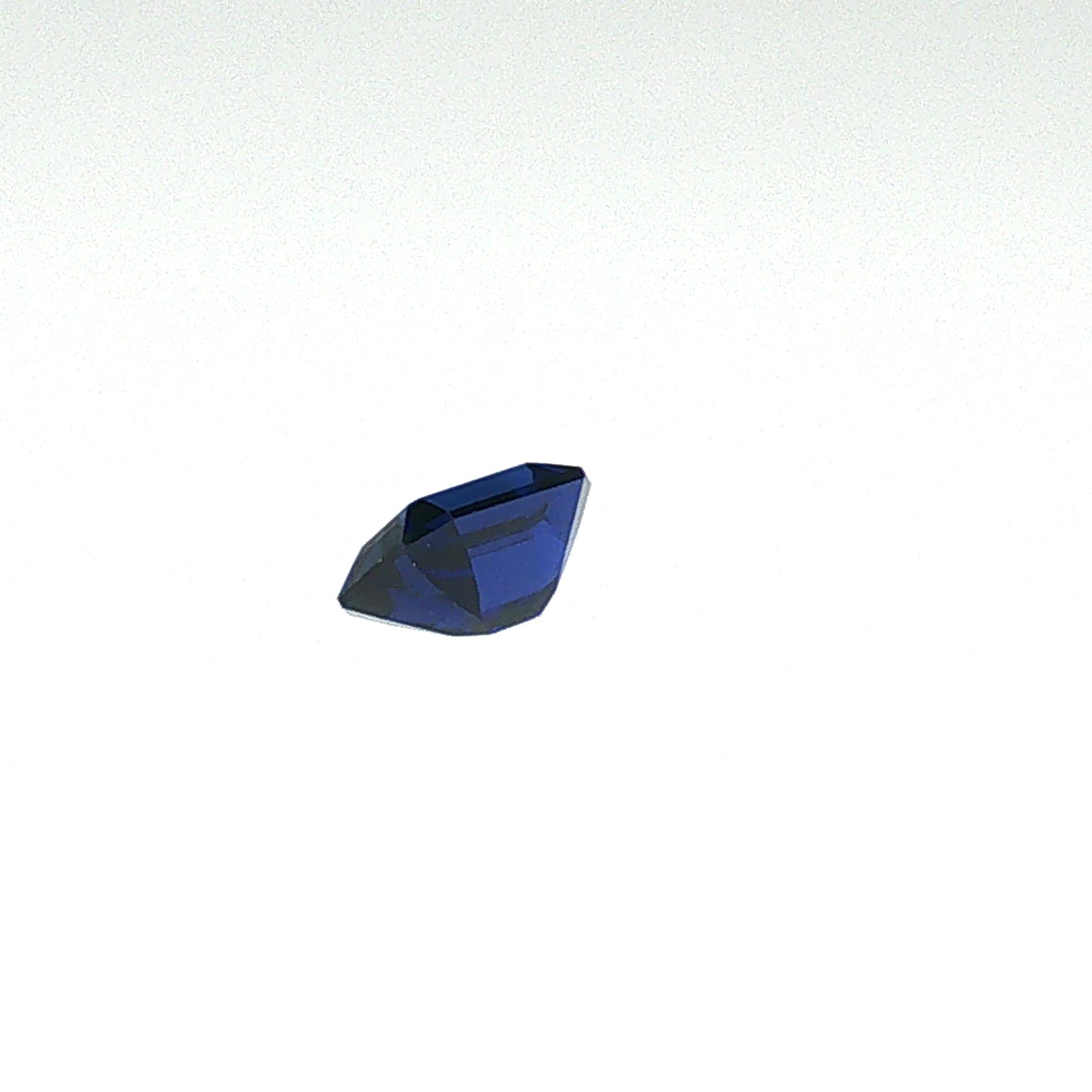 2.11 ct Lab-Grown Deep Blue Emerald