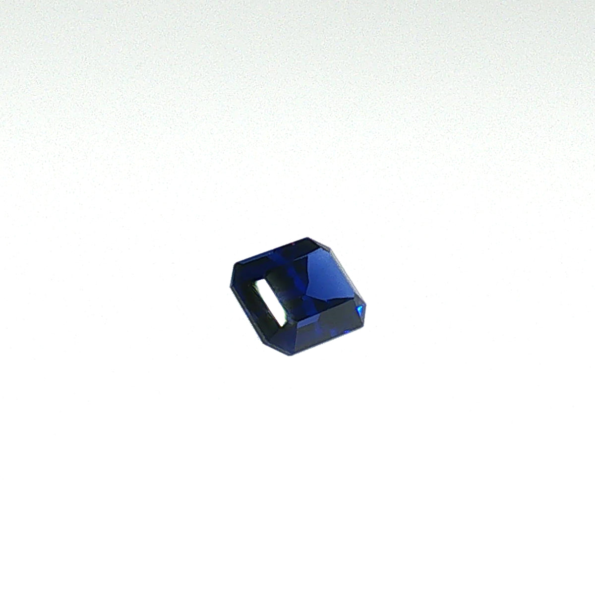 2.11 ct Lab-Grown Deep Blue Emerald