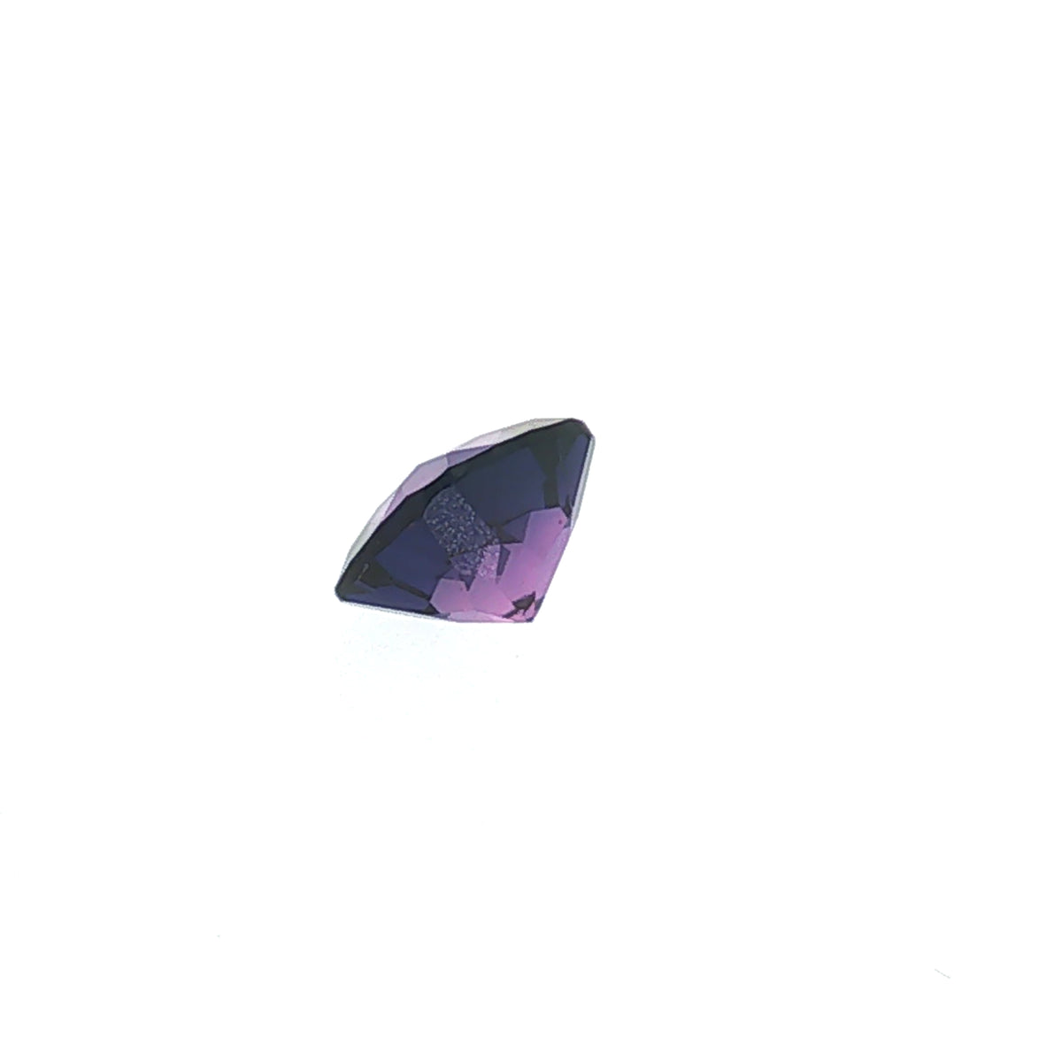 5.86 ct Lab-Grown Purplish Blue Cushion Mixed Cut