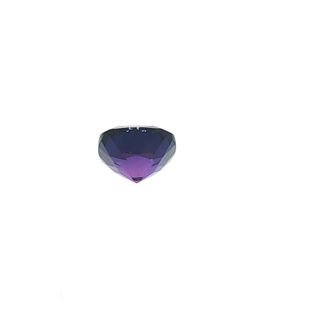 5.86 ct Lab-Grown Purplish Blue Cushion Mixed Cut