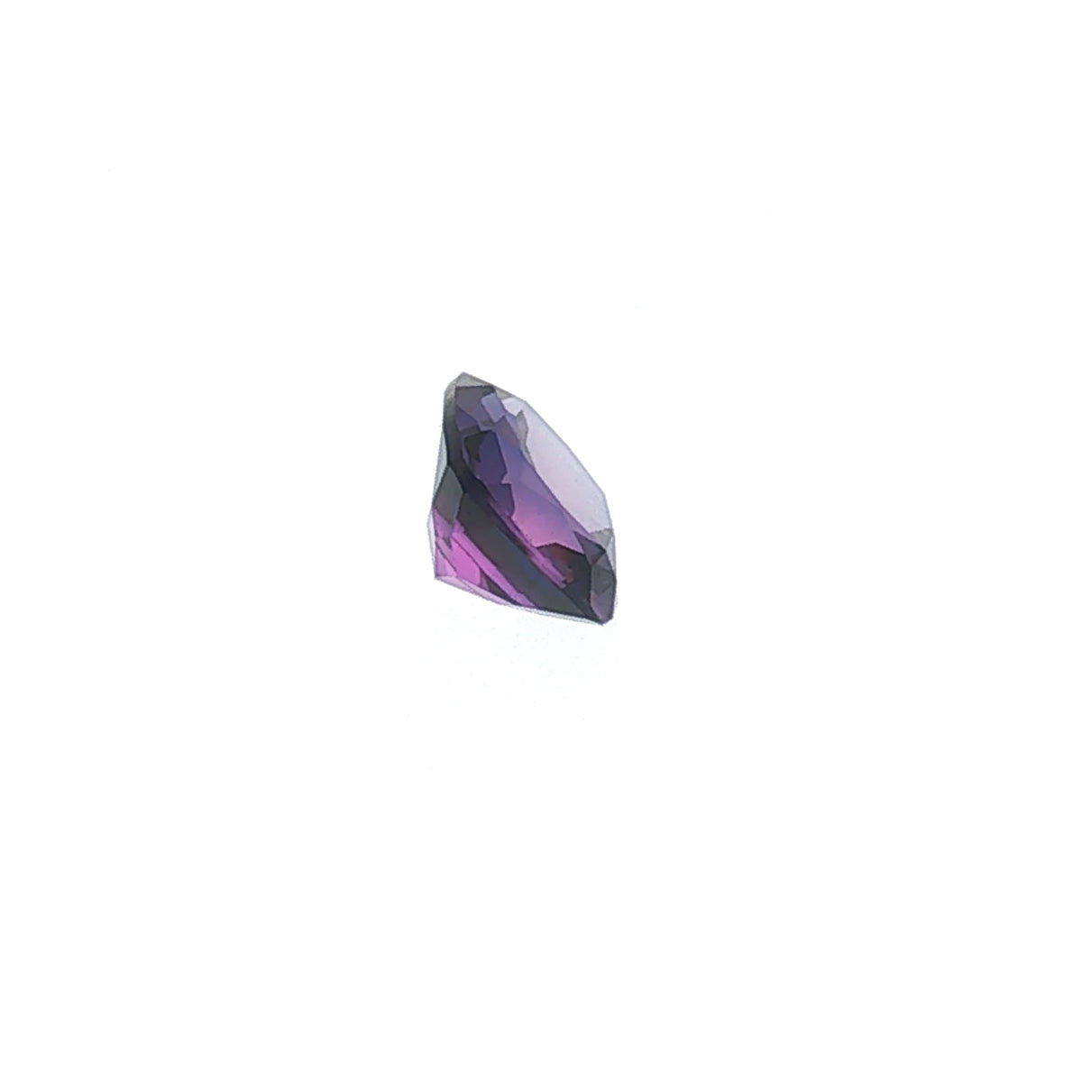 5.86 ct Lab-Grown Purplish Blue Cushion Mixed Cut
