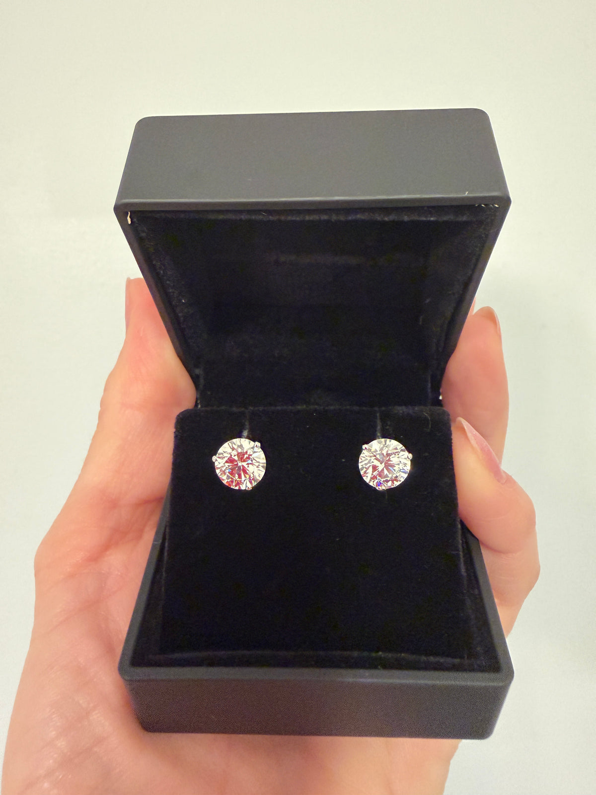 4.14 ct TW Lab-Grown Diamond Earrings in 14K Gold