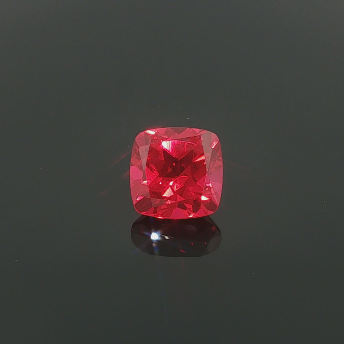 10.2 ct Lab-Grown Red Cushion Mixed Cut