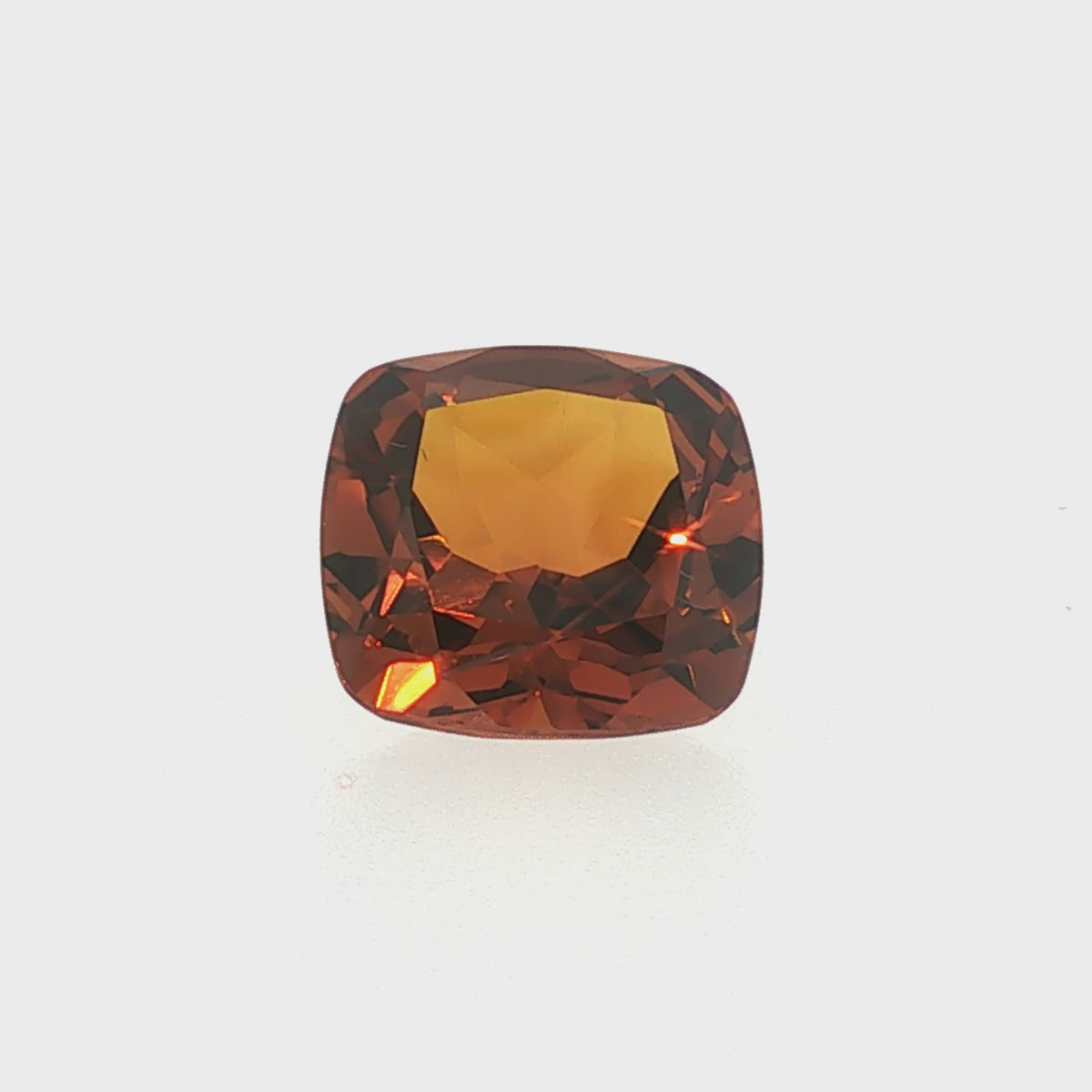 11.24 ct Lab-Grown Orangish Brown Square