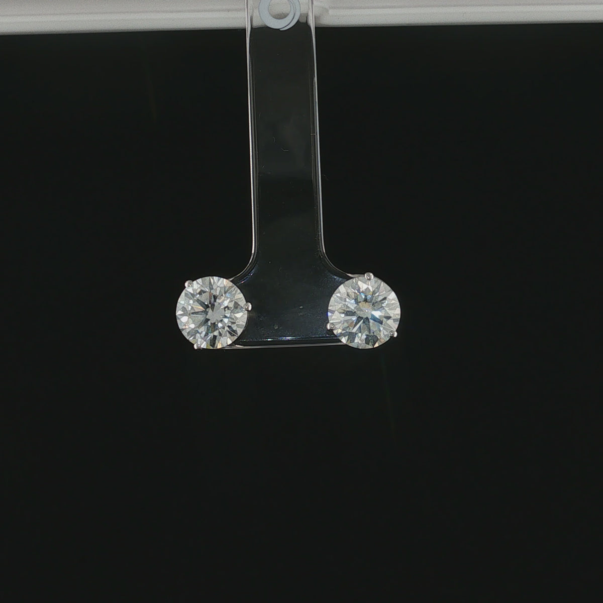 4.14 ct TW Lab-Grown Diamond Earrings in 14K Gold