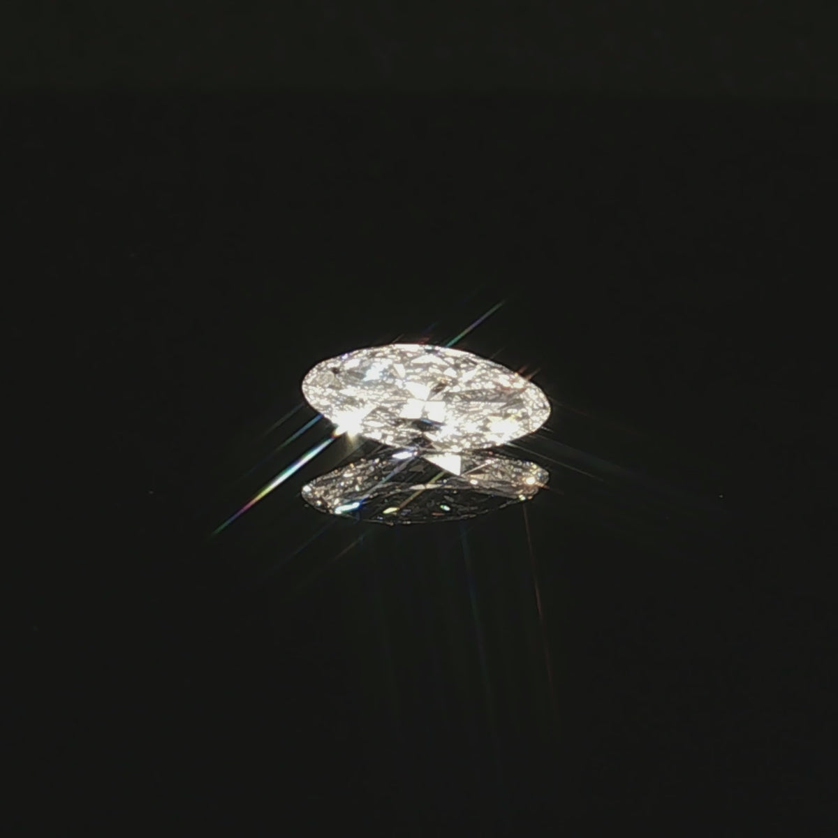 1.08 ct Lab-Grown Moval F VS 1